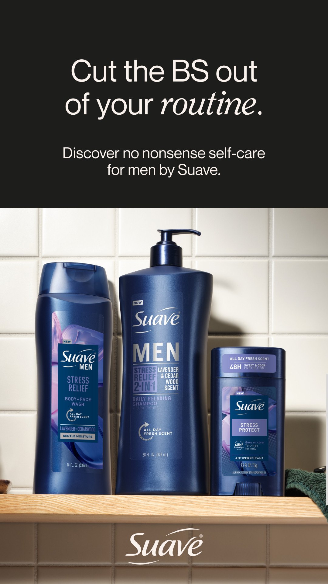 Suave, Suave Men’s Campaign Launch